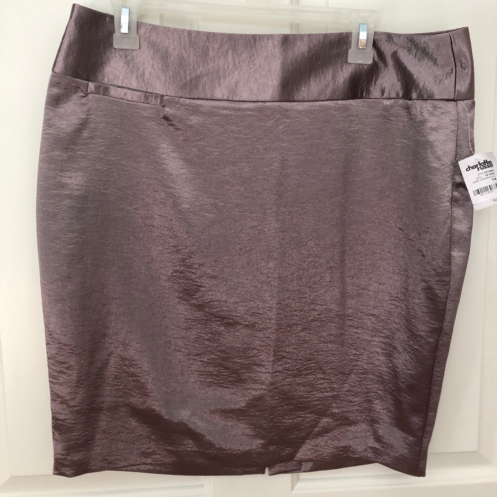 Champagne pencil skirt